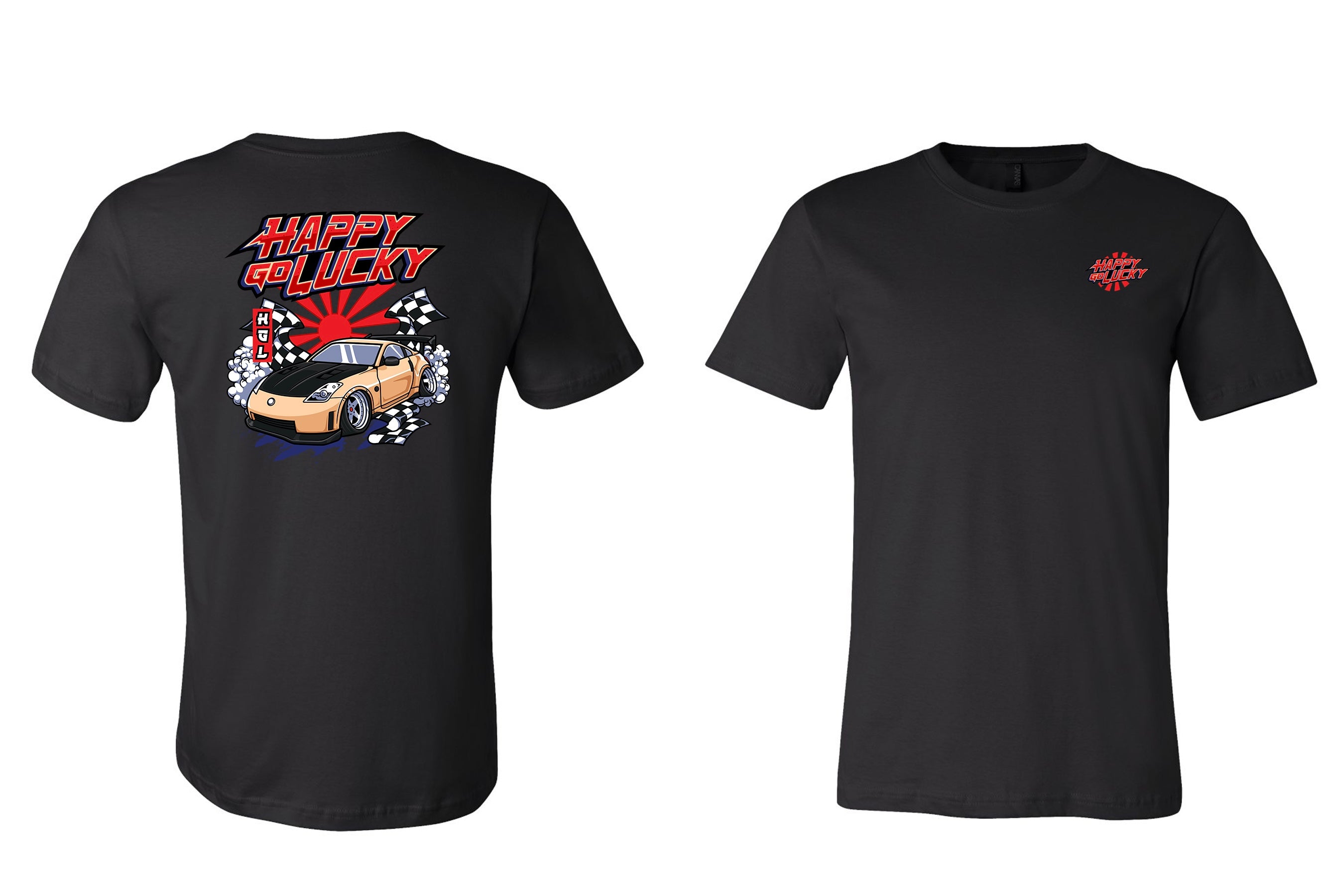 HONG KONG W HAPPINESS・T-SHIRT・BLACK Hong Kong Café T-Shirt – Wounded Elk